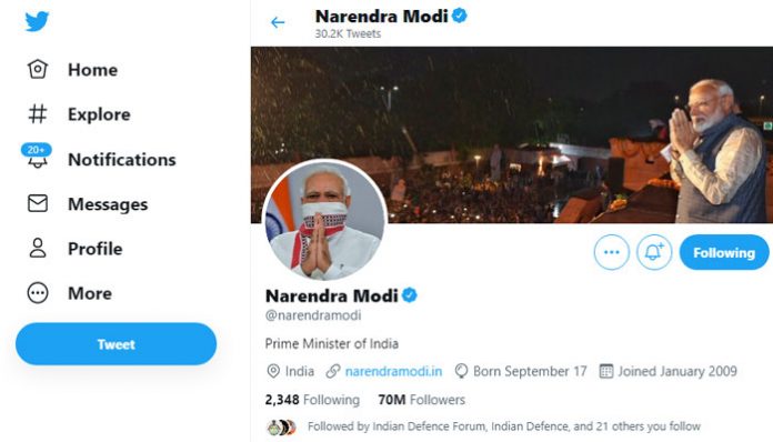 Modi Twitter Account