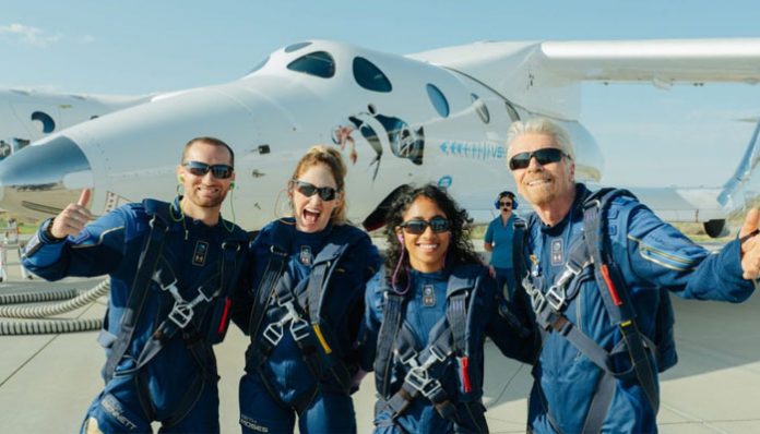 Richard Branson flies to space on Virgin Galactic flight