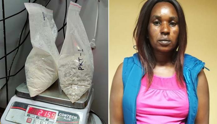 Kenyan woman arrested with heroin