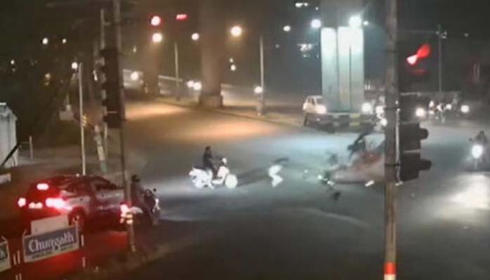 Bike Accident In Kochi