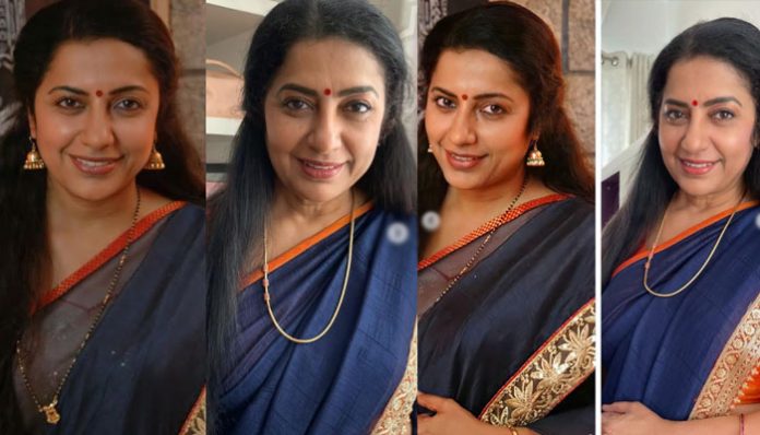 suhasini-posted-a-photo-wearing-same-saree-after-13-years-viral