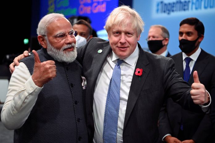 Boris Johnson India visit