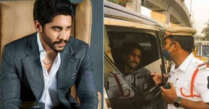 After Allu Arjun, Naga Chaitanya gets fined by police for violating traffic rules