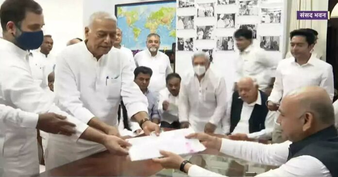 oppositions-presidential-candidate-yashwant-sinha-files-nomination