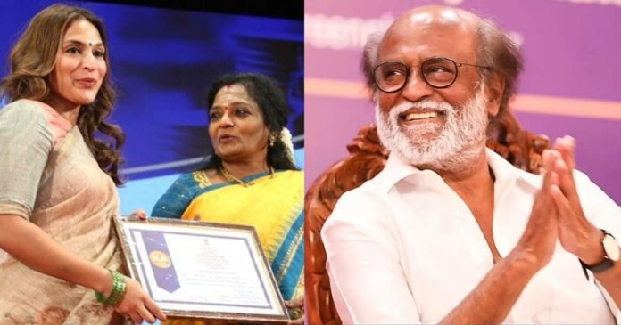 Superstar Rajinikanth is the highest tax payer in Tamil Nadu, daughter Aishwaryaa receives award