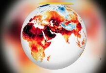 global heat wave; NASA has released a picture of rising temperatures in Europe, Asia and Africa