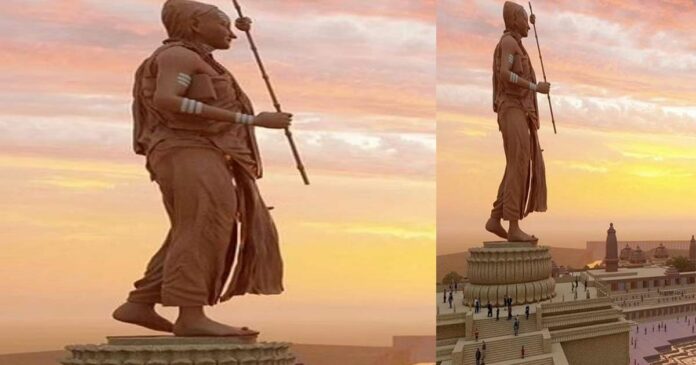 The upcoming 'Statue of Oneness,'tall statue of Shri Adi Shankaracharya