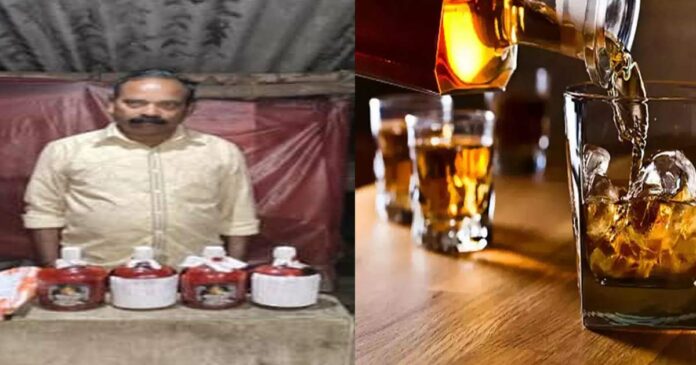 Drunk hunt at Muthanga check post; Two persons arrested with Karnataka liquor and ganja