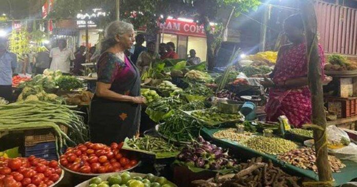Sitharaman buys vegetables, interacts with vendors at Chennai's Mylapore market | VIDEO