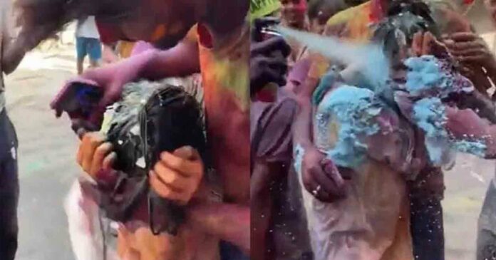 Japanese woman insulted during Holi celebration!! The Women's Commission intervened; Police have started an investigation