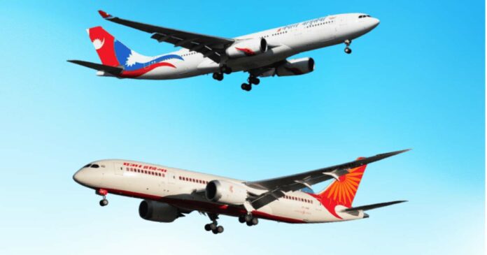 Air India and Nepal Airlines narrowly avoid collision; Two officials were suspended
