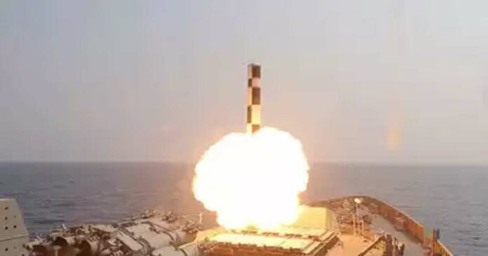 BrahMos missile test from sea successful; The missile travels at three times the speed of sound!