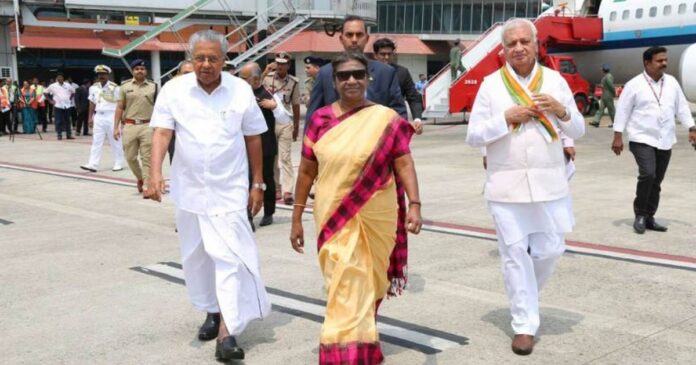 President Draupadi Murmu arrived in Kerala; A warm welcome to the President in Kochi