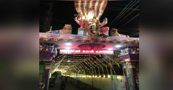 This year's Meenabharani Thiruutsavam at Valiyashala Kavil Devi Temple has begun