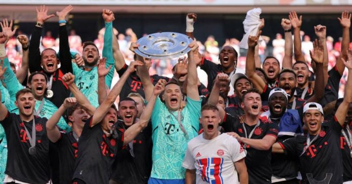 Bayern Munich won the Bundesliga