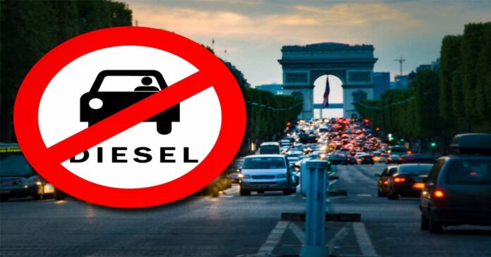 The proposal of a committee appointed by the Ministry of Petroleum and Natural Gas to ban diesel cars by 2027 in a city with a population of 10 lakhs