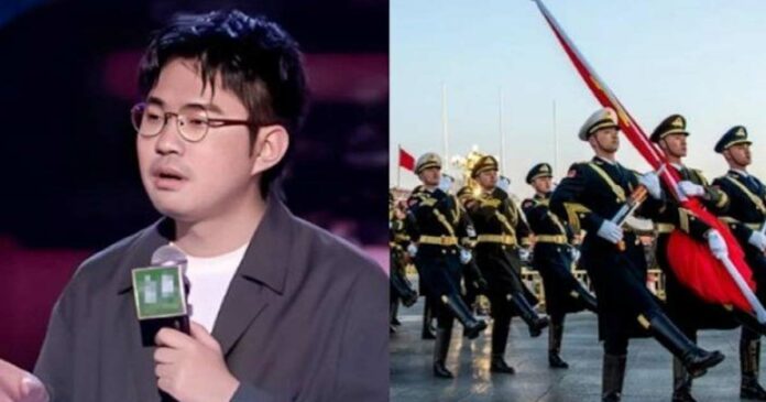 During the comedy show, joked about the Chinese army; Comedy troupe fined in China