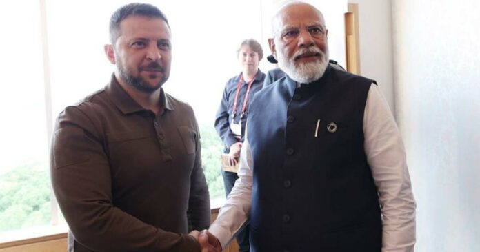 Ukrainian President Vladimir Zelensky meets Narendra Modi; Modi assures to do everything possible to end war