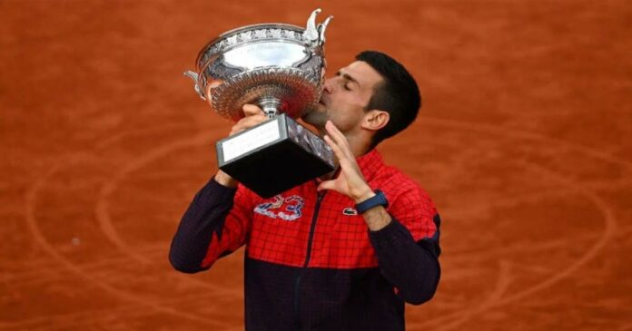 Serbian player Novak Djokovic win French Open