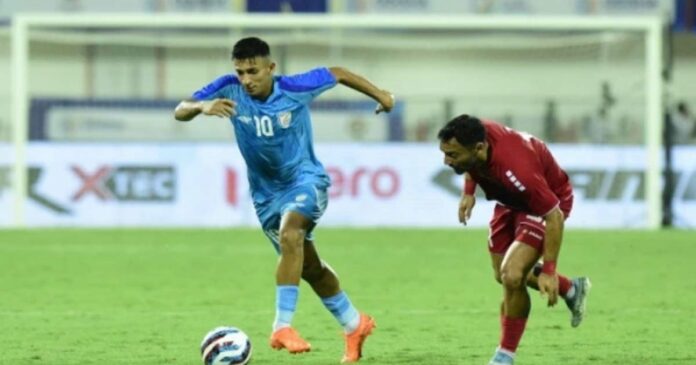 Intercontinental Cup; Lebanon drew India in the last match of the group stage; The two teams will meet again in the final