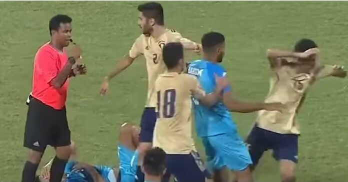 India conceded a draw after conceding an own goal against Kuwait