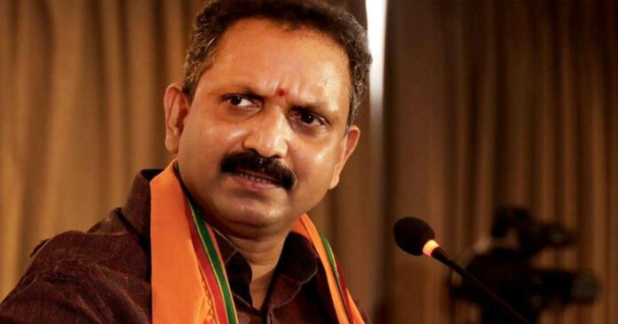 Police knew where Vidya was - BJP with serious allegations. State President K. Surendran