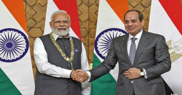Narendra Modi has been awarded the Order of the Nile, the highest award by the Egyptian government