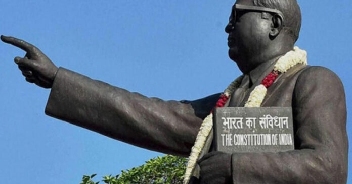 Clash during removal of illegally erected statue of BR Ambedkar; Two policemen injured in UP