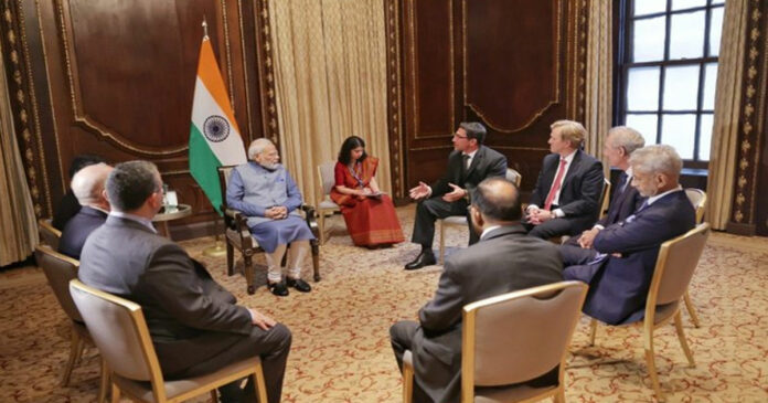 Prime Minister's visit to the US; Modi met with experts from the health care sector, think tanks and academia