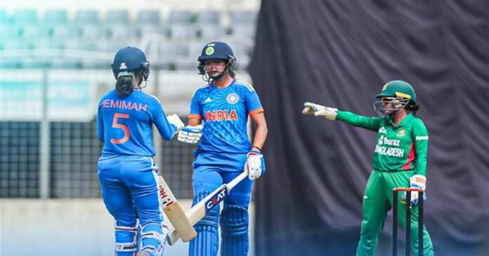 Indian women suffered a shocking defeat in the first ODI against Bangladesh; Bangladesh's first win against India