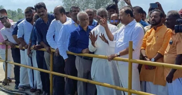 Union Minister V. Under the leadership of Muraleedharan, the central team visited muthalapozhi