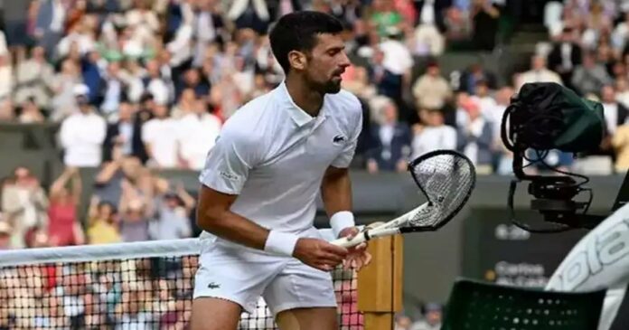 Djokovic gets out of anger during the final by smashing his racket, the biggest penalty in tennis history