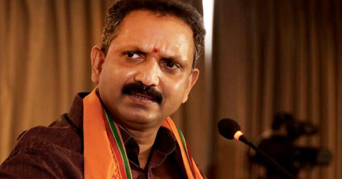 BJP state president K. Surendran criticized the state government