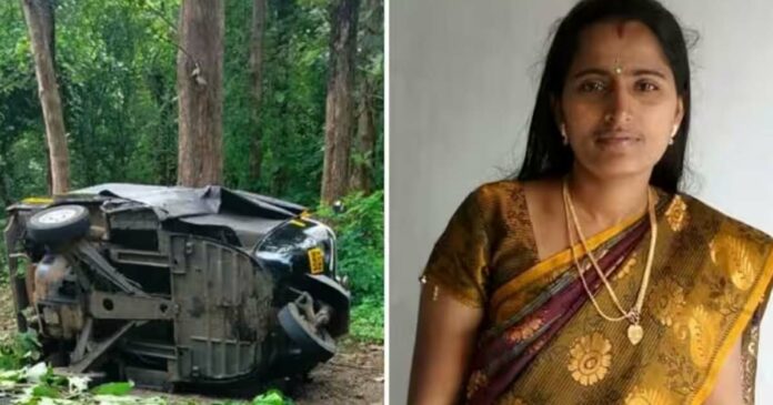 Autorickshaw hit by wild boar and overturned; Tragic end for woman auto driver, 3 children injured