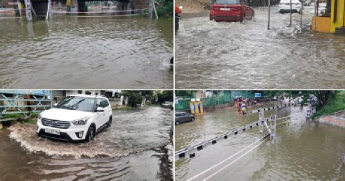 Hyderabad city in heavy rain non-stop for the fourth day; Many parts of the city are under threat of flooding!