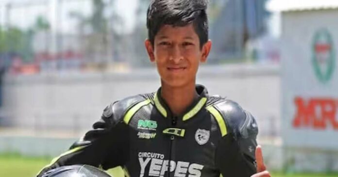Accident during national bike racing; A tragic end for the 13-year-old contestant