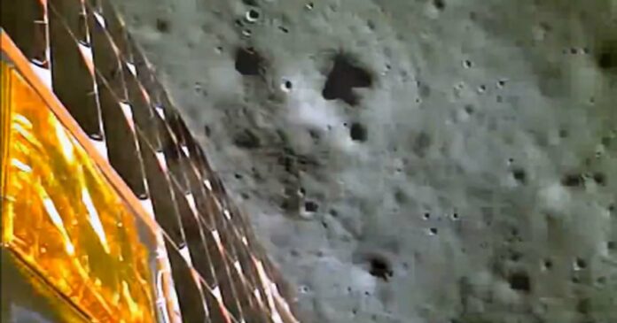 ISRO releases video captured by Chandrayaan 3 lander during safe landing