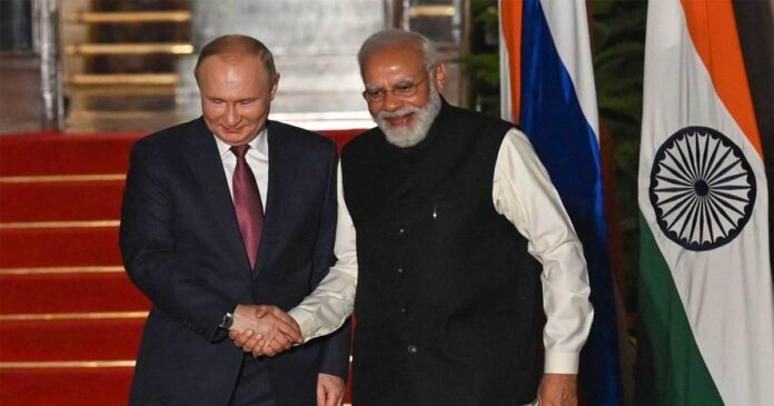 Russian President Vladimir Putin had a telephone conversation with Prime Minister Narendra Modi