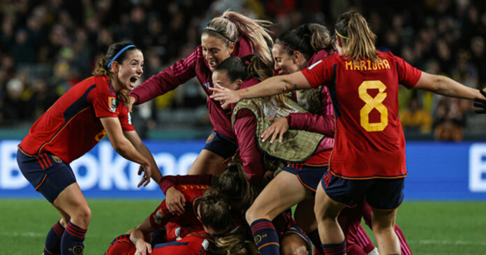 After defeating Sweden in the semi-finals, Spain reached the Women's Football World Cup final for the first time in history