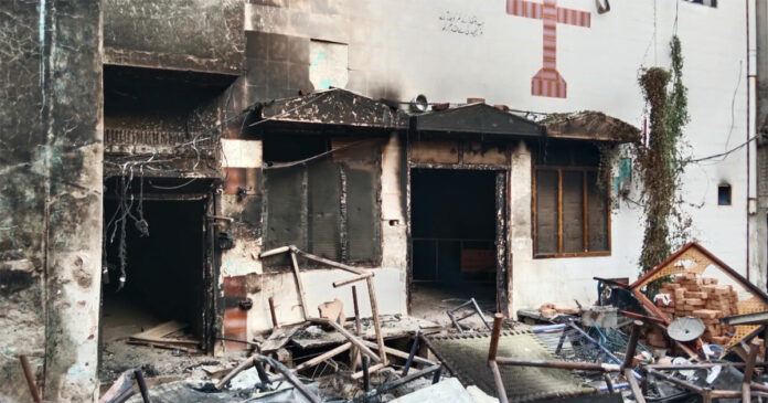 Christian tears flow in Pakistan!; Police and army to provide security for Christian churches; What does the attack indicate that the parliamentary elections are near? Who are the victims of the politics of hate that the government hides in hunting minorities? 100 people were arrested in the attacks