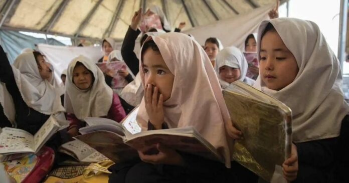 Girls are banned from going to school beyond the third grade in Afghanistan