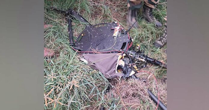 Pak drone near Indo-Pak border! A search by a joint team of Rajasthan Police and Border Security Force found; BSF officials said that checking has been tightened in the border area