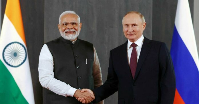 Russian President Vladimir Putin praised Prime Minister Narendra Modi and his policies