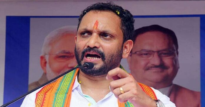 BJP state president K. Surendran has alleged that the state government is threatening the national investigation agencies when CPM top leaders will be caught in the Karuvannur co-operative bank fraud case.
