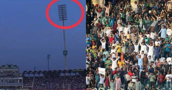 Five overs after the start of batting, the lights at the Gaddafi Stadium failed; the game was stopped for 20 minutes, embarrassing Pakistan! Pakistani fans criticized the board on social media.