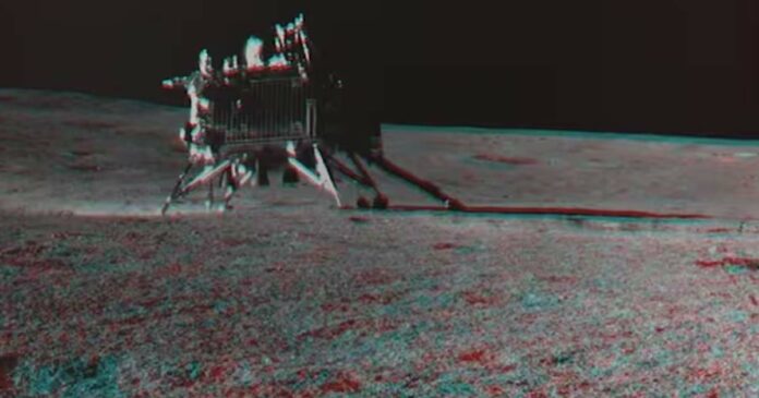 Vikram Lander on the Moon! ISRO releases 3D image; Prepared by adding two images captured by the navigational camera