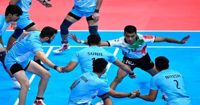 India chases gold after beating Iran in dramatic final to win gold in kabaddi