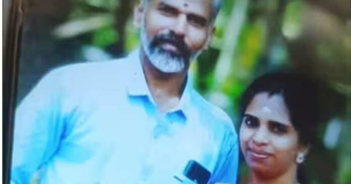 A couple traveling on a scooter met a tragic end when they fell between private buses in Kozhikode