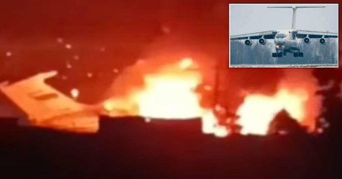 Russian military plane with mysterious cargo burned in Tajikistan; Passengers and crew are safe; It is reported that the aircraft belonging to the Skov Airborne Troop was on fire