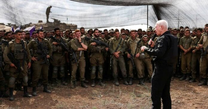 'End operations by eliminating Hamas'; Israel's defense minister said that the action against Gaza may last up to three months